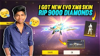 😭😭RIP 9000 DIAMONDS 😭😭💥😱I Got New Evo Destiny Guardian Xm8 Skin 🤑💥How To Get New Evo Xm8 Gun Skin😍