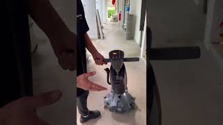 How to operate our Nilfisk N-Mop Automatic Scrubber Floor Cleaning Machine with Vacuum