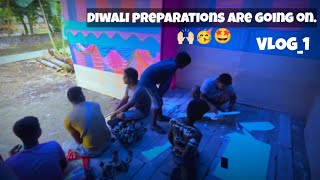 Amader Parar Kali Pujo With Funny Moments | HAPPY DIWALI | BP VLOG - 1