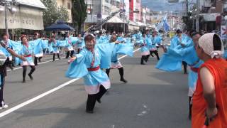 第60回 よさこい祭り ＪＲ四国踊子隊　枡形地域 2013.8.11