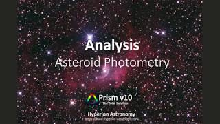 Analysis - Asteroid Photometry