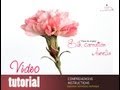 How no make silk flowers  - video tutorial silk carnation