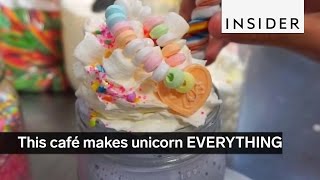 This cafe makes unicorn EVERYTHING