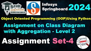 Class Diagram with Aggregation Level 2 |Assignment Set-4|Object Oriented Programming Using Python|NM