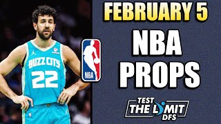 TOP 3 BEST NBA Player Prop Picks + Predictions | Wednesday 2/5/2025