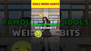 Kpop Idol's Weird Habits 😅 #bts #blackpink #txt #jimin