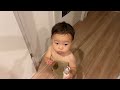 【ナイトルーティン】1歳6ヶ月赤ちゃんの日常を大公開【お風呂 寝かしつけ マッサージ 歯磨き】