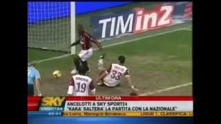 Milan-Reggina 2008/09 gol regolare annullato a Seedorf