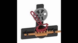 Reciprocating mechanism.  مکانیزم حرکت رفت و برگشتی.   #mechanical #مکانیکی #طراحی #3d