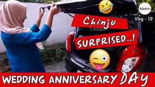 Our Wedding Anniversary Day | Chinju SURPRISED..!