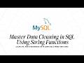 Data Cleaning with SQL String Functions | Clean Messy Text Data (Beginner)