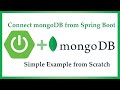 How to connect spring boot with mongodb | example from scratch