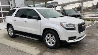 White 2016 GMC Acadia SLE Review   - GSL GM City - Calgary