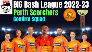 Perth Scorchers Full & Final Squad BBL 2022-2023 ||