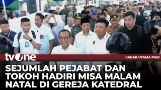 Kapolri, Panglima TNI, dan Sejumlah Menteri Tinjau Misa Malam Natal di Gereja Katedral | tvOne