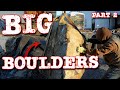 Creating the First Waterfalls with MASSIVE Boulders | Swim Pond Build Part 2