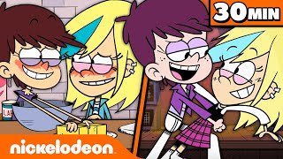 30 MINUTES with Luna & Sam 🏳️‍🌈 | The Loud House | Nickelodeon Cartoon Universe