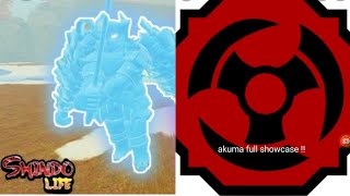 (max) Normal akuma showcase shindo life with susano