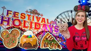 Best NEW Food Items to Try At Festival Of Holidays 2024! Disney California Adventure Foodie Guide