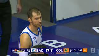 AdmiralBet ABA League 2024/25 highlights, Round 8: Zadar – Cedevita Olimpija (9.11.2024)