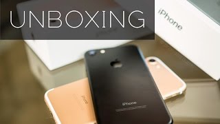 Dual iPhone 7 Unboxing & First Impressions! | NEW Matte Black & Gold iPhone 7 Unboxings!