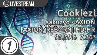 Cookiezi | sakuzyo - AXION [AXION_REBORN] HDHR 93.59% 2x Miss!!! 259x/903x 7.36*