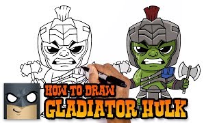 How to Draw Gladiator Hulk | Thor Ragnarok