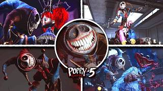ALL PROTOTYPE Scenes - Poppy Playtime: Chapter 5 Comparison (Showcase)