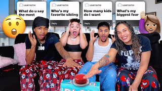 WHO KNOWS ME BEST👀? MY MOM \u0026 BROTHER VS MY BF |Vlogmas day 20