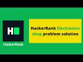 HackerRank Electronics Shop problem solution in Python programming | Programmingoneonone