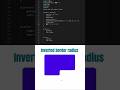 CSS inverted border radius #css @SPLearnCSS