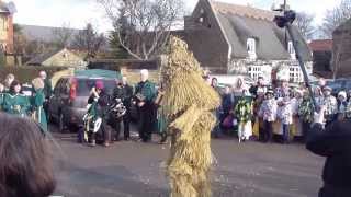 STRAW BEAR DANCING 'TILL HE DROPS - Whittlesea Straw Bear Festival 2014