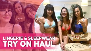 Girls Night In: Wicked Weasel Sleepwear \u0026 Lingerie Try On Haul Video