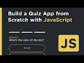 Beginner JavaScript Project: Build a Quiz App