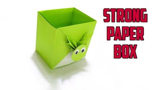 How to make a strong box from paper || DIY - Do it Yourself Origami || The burg of Diversity