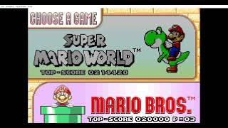 Mario Bros Classic GBA Title Screen Music Comparison