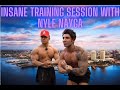 EXTREME CHEST WORKOUT WITH NYLE NAYGA ft Alex, pt 1