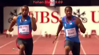 YOHAN BLAKE 9.69/FASTEST MEN'S 100M