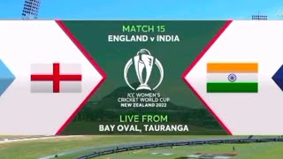 India women vs England women match highlights | ICC women's Cricket world cup 2022