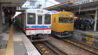 広島駅列車到着放送\u0026接近メロディ　可部線　折り返し列車