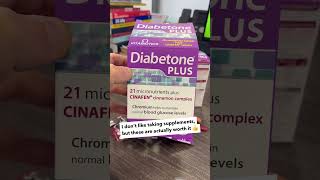 Diabetone Plus |  I don't usually like taking supplement, but these are actually worth it