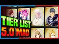 Unit TIER LIST 5.0! MADDENING