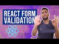 React form validation with react hook form. Simple!