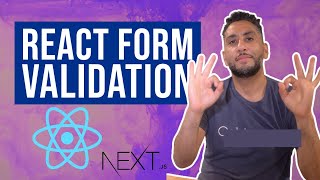 React form validation with react hook form. Simple!