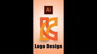 Create Modern K Letter Logo Design  in Illustrator | Simple [K] Letter Logo eGenstudio #shorts