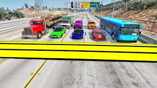 Cars vs Massive Speed Bumps #8 – BeamNG.Drive