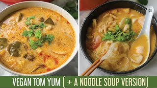 Creamy Vegan Tom  Yum Soup Recipe