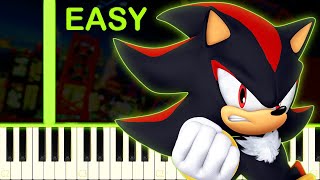 Shadow The Hedgehog Theme Easy Piano Tutorial Chords Chordify