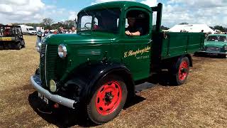 weeting steam rally  2023. vintage  vehicle  parade.