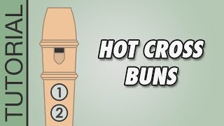 Hot Cross Buns - Recorder Tutorial 🎵 EASY Song